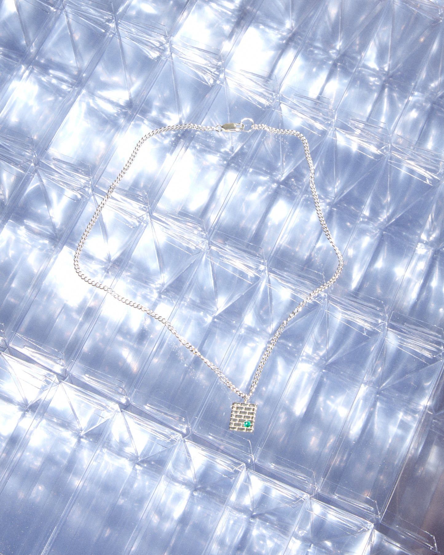 Square Block Necklace