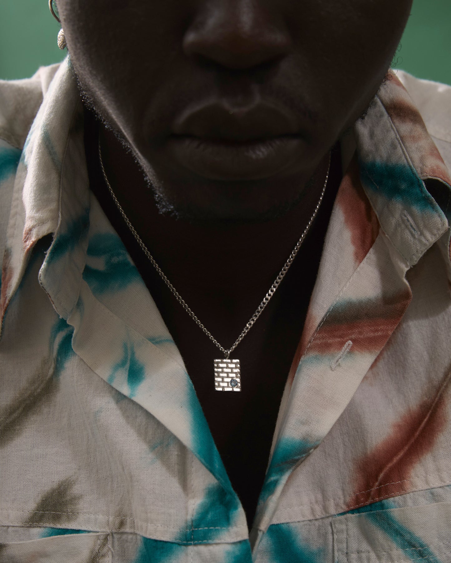 Square Block Necklace
