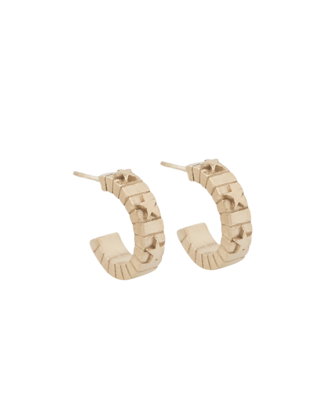 All Star Earrings — Gold