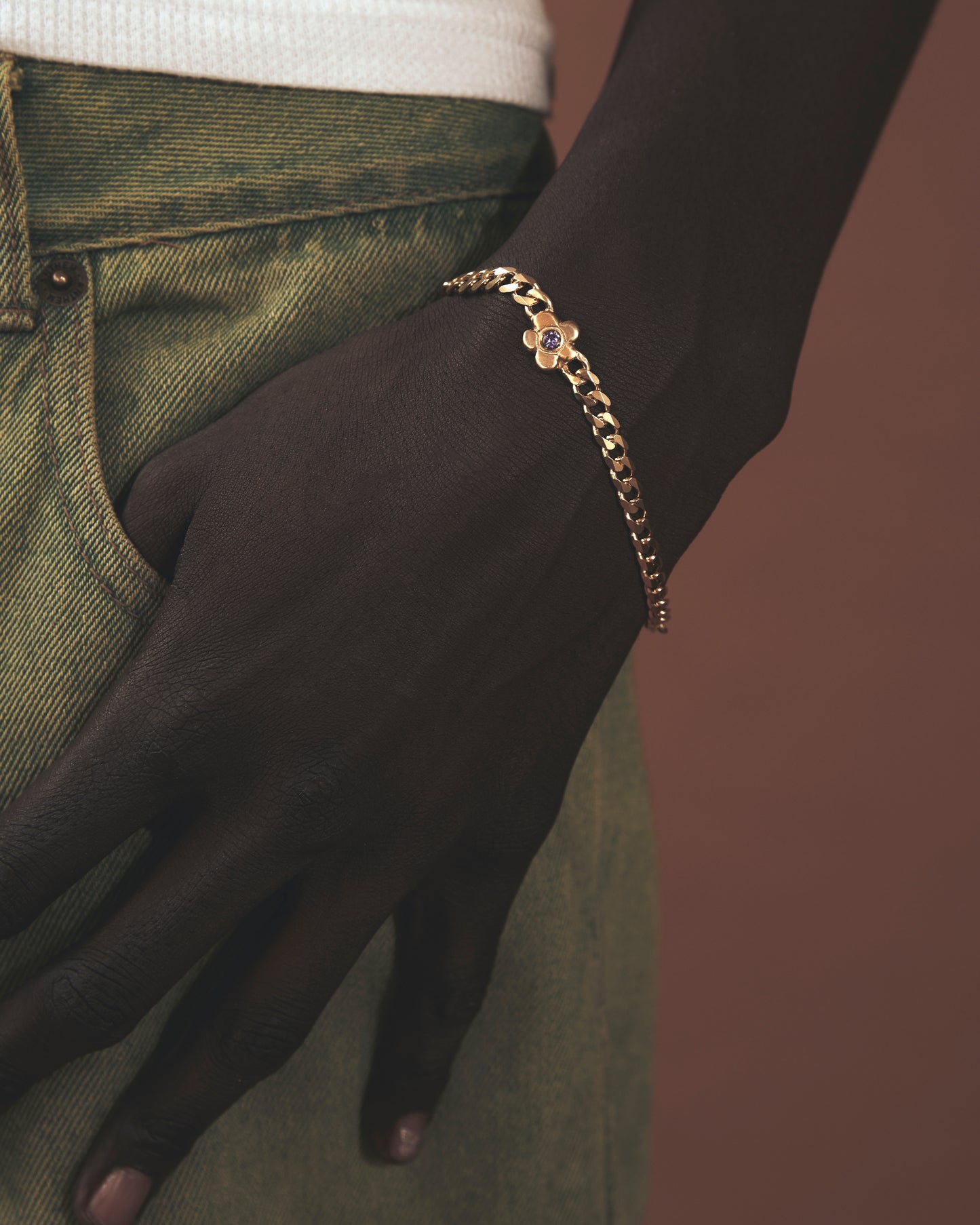 Flower Bracelet — Gold